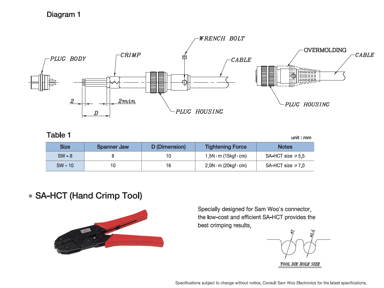 samwoo connetor